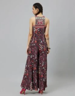 Concrete Jungle Print Print Yoke Style Jumpsuit -Charmers Shop svass23k31db