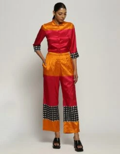 Multicolour Ikat Trouser