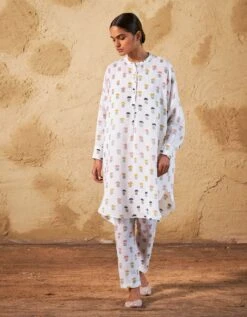 Chakwa Block Printed Linen Trouser