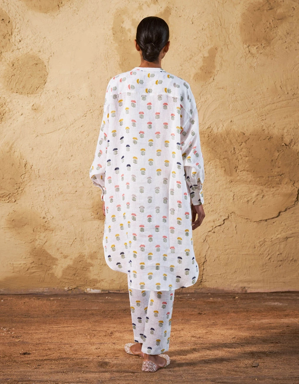 Chakwa Block Printed Linen Trouser 4 Chakwa Block Printed Linen Trouser - Image 2