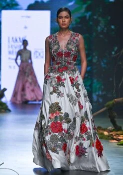 Ivory Embroidered Gilet Set -Charmers Shop vbshlfw23lhs023