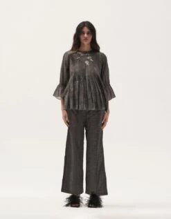 Botanical Pintuck Top