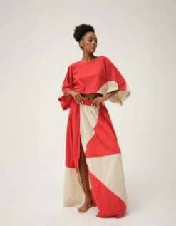 Red Simpson Top -Charmers Shop wc484