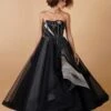 Black Princess Gown -Charmers Shop wr171 1