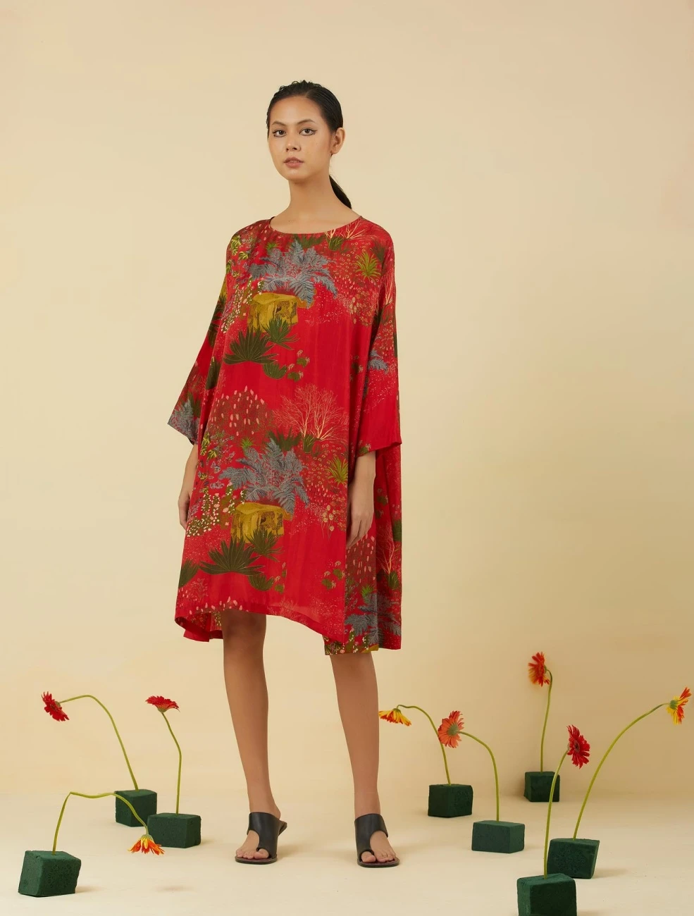 Red Laura Dress 4 Red Laura Dress - Image 2