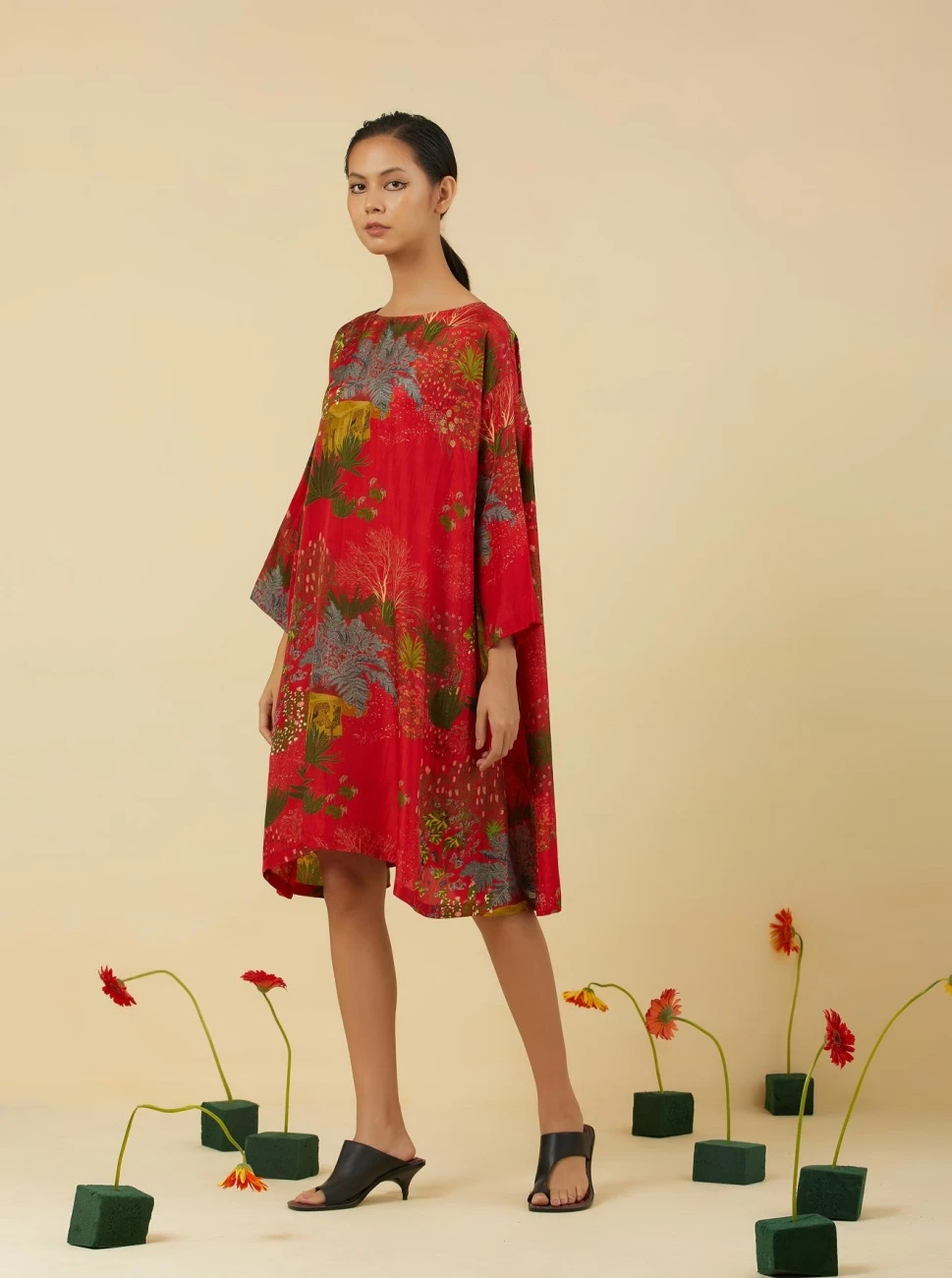 Red Laura Dress 5 Red Laura Dress - Image 3