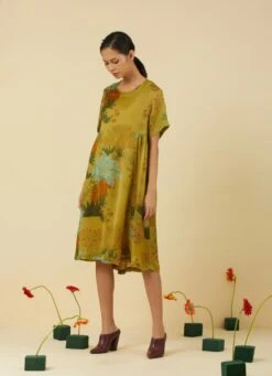 Olive Jean Dress -Charmers Shop yc13d79olive3