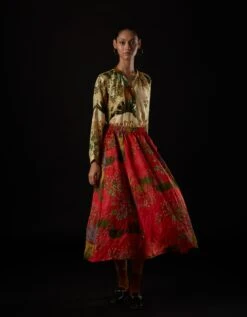 Vintage Garden Fawn Top -Charmers Shop yc13t88c4