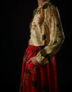 Vintage Garden Fawn Top -Charmers Shop yc13t88c7