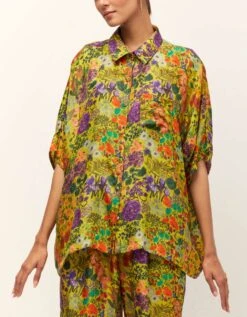 Cindia Top In 100% Silk -Charmers Shop yc14t116cindiatop4