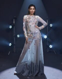 Yukta Gown In Grey