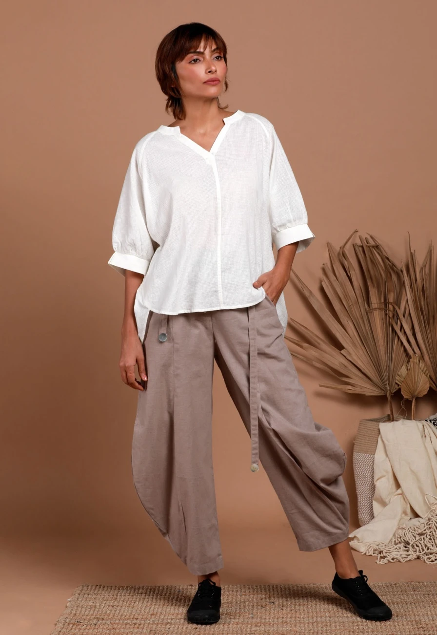 White Fulay Classic Top 3 White Fulay Classic Top