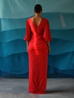 Scarlet Gown -Charmers Shop zr552b