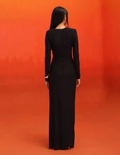 Siyah Gown -Charmers Shop zr644b